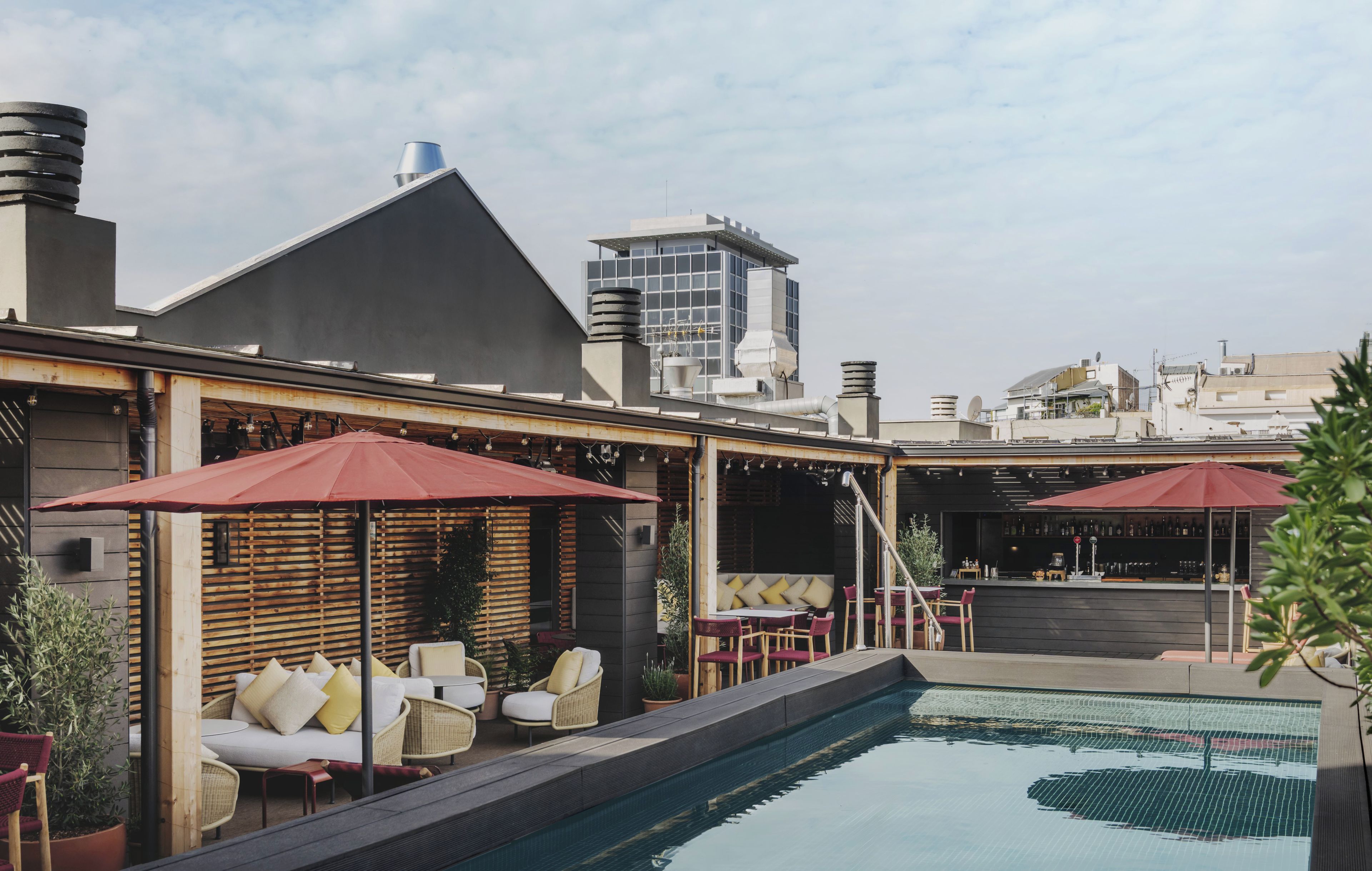 Rooftop pool