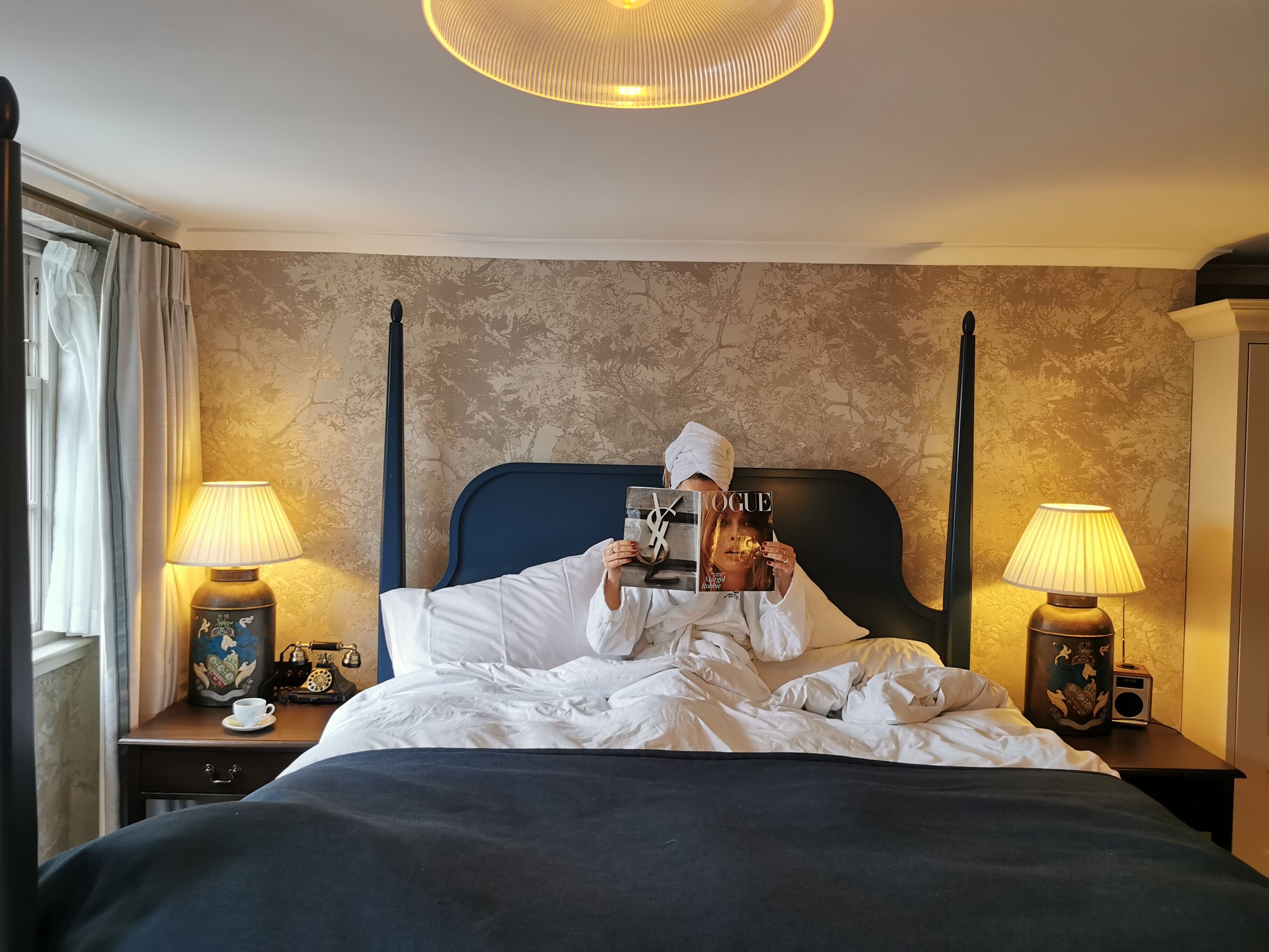 雙人房 (Georgian Deluxe Double) | 埃及棉床單、低過敏寢具、客房內保險箱、遮光布/窗簾