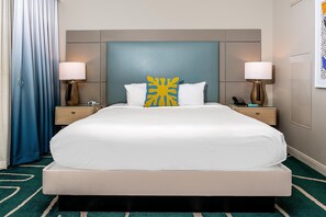1 dormitorio, ropa de cama de alta calidad, edredones de plumas