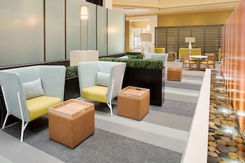 Hotel entrance and lobby at Embassy Suites by Hilton San Diego Bay Downtown