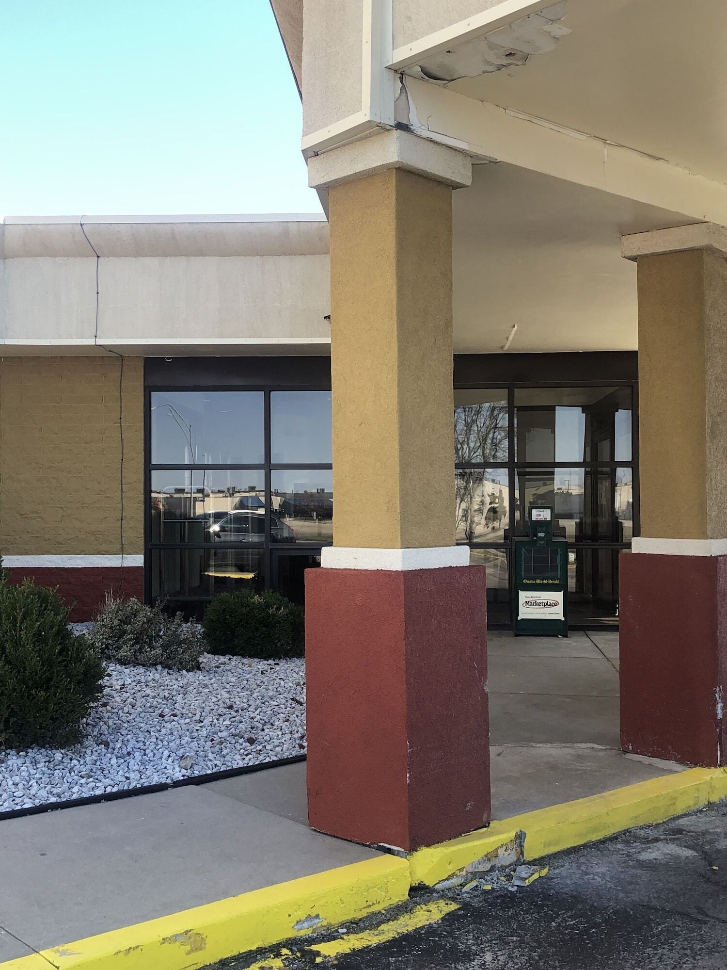 Overnatningsstedets facade