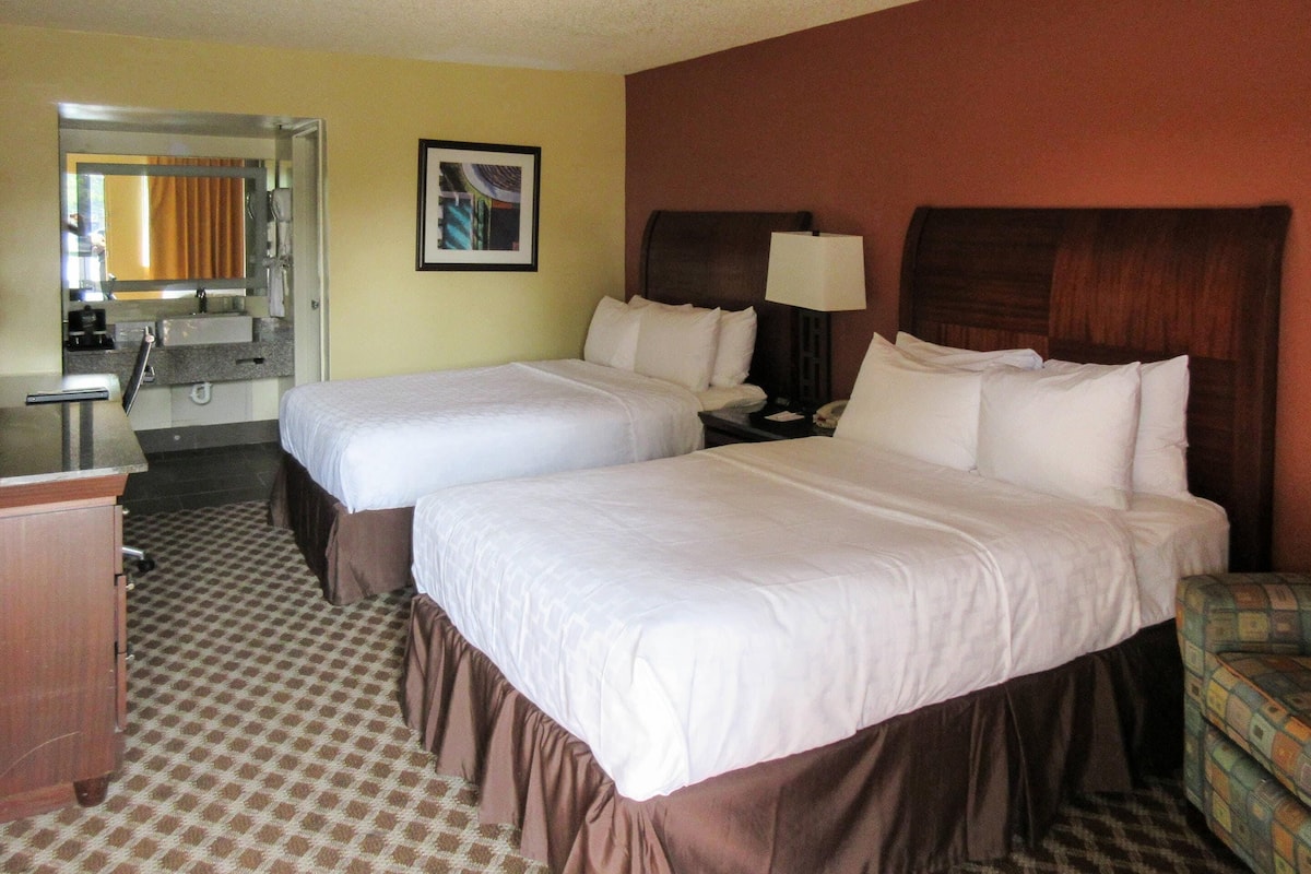 Room, 2 Double Beds, Non Smoking (Efficiency)