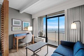 Studio Suite, 2 Queen Beds, Oceanfront (NonSmoking  ) | Down comforters, in-room safe, desk, iron/ironing board