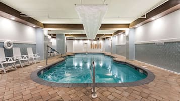 Indoor pool, a heated pool