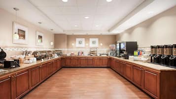 Free daily on-the-go breakfast