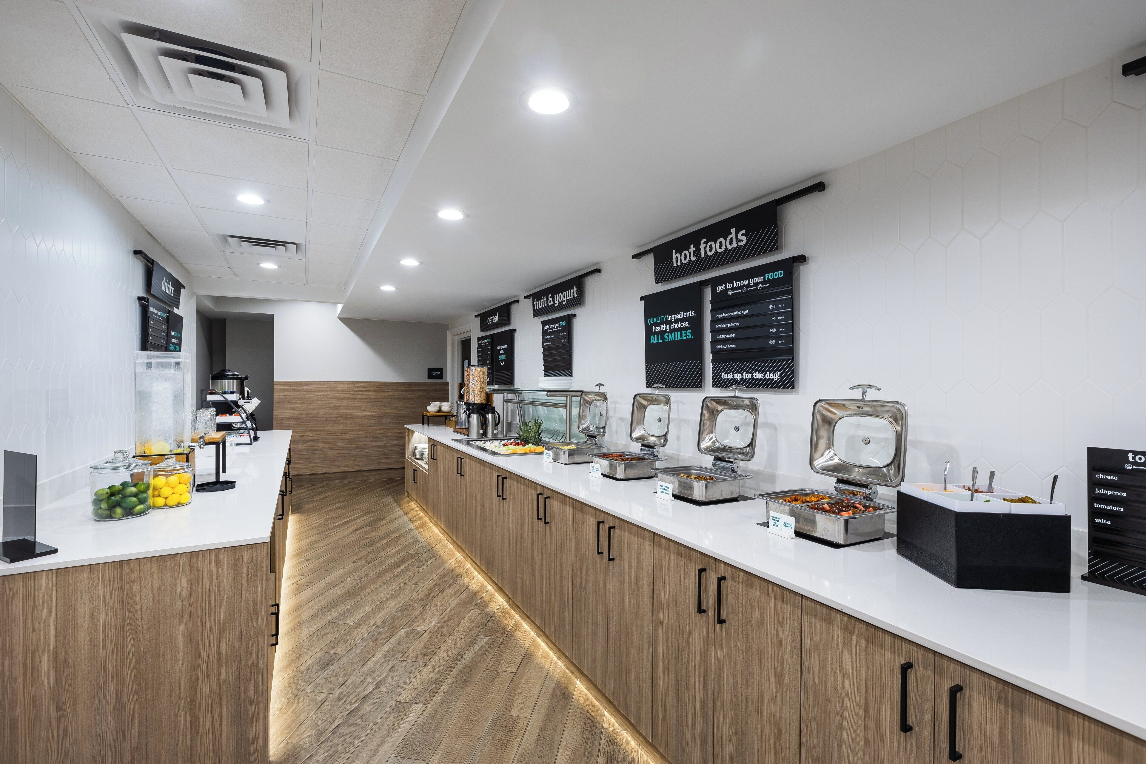 Daily cooked-to-order breakfast for a fee