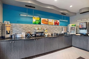 Free daily on-the-go breakfast