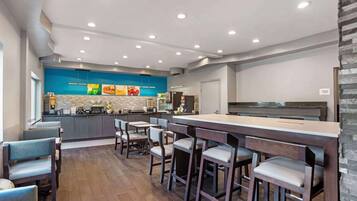 Free daily on-the-go breakfast