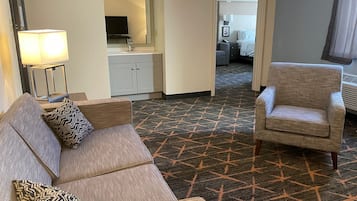 Suite, 1 Bedroom | In-room safe, desk, blackout drapes, iron/ironing board