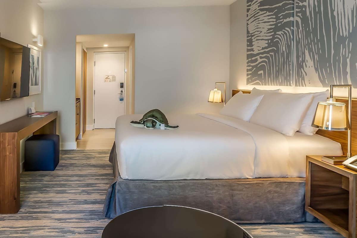 Literie de qualité, couette en duvet, lit avec matelas à plateau-coussin