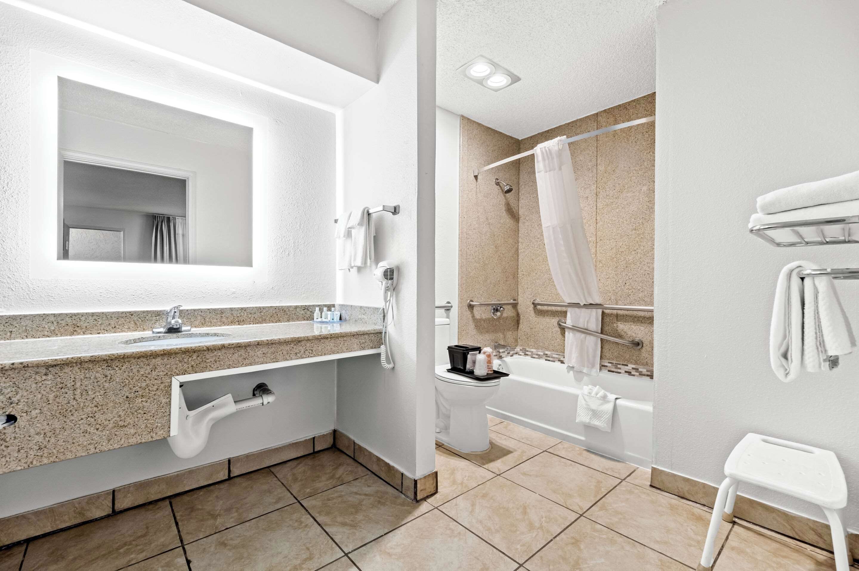 Room, 2 Queen Beds, Accessible, Non Smoking | Iron/ironing board, free cribs/infant beds, rollaway beds, free WiFi