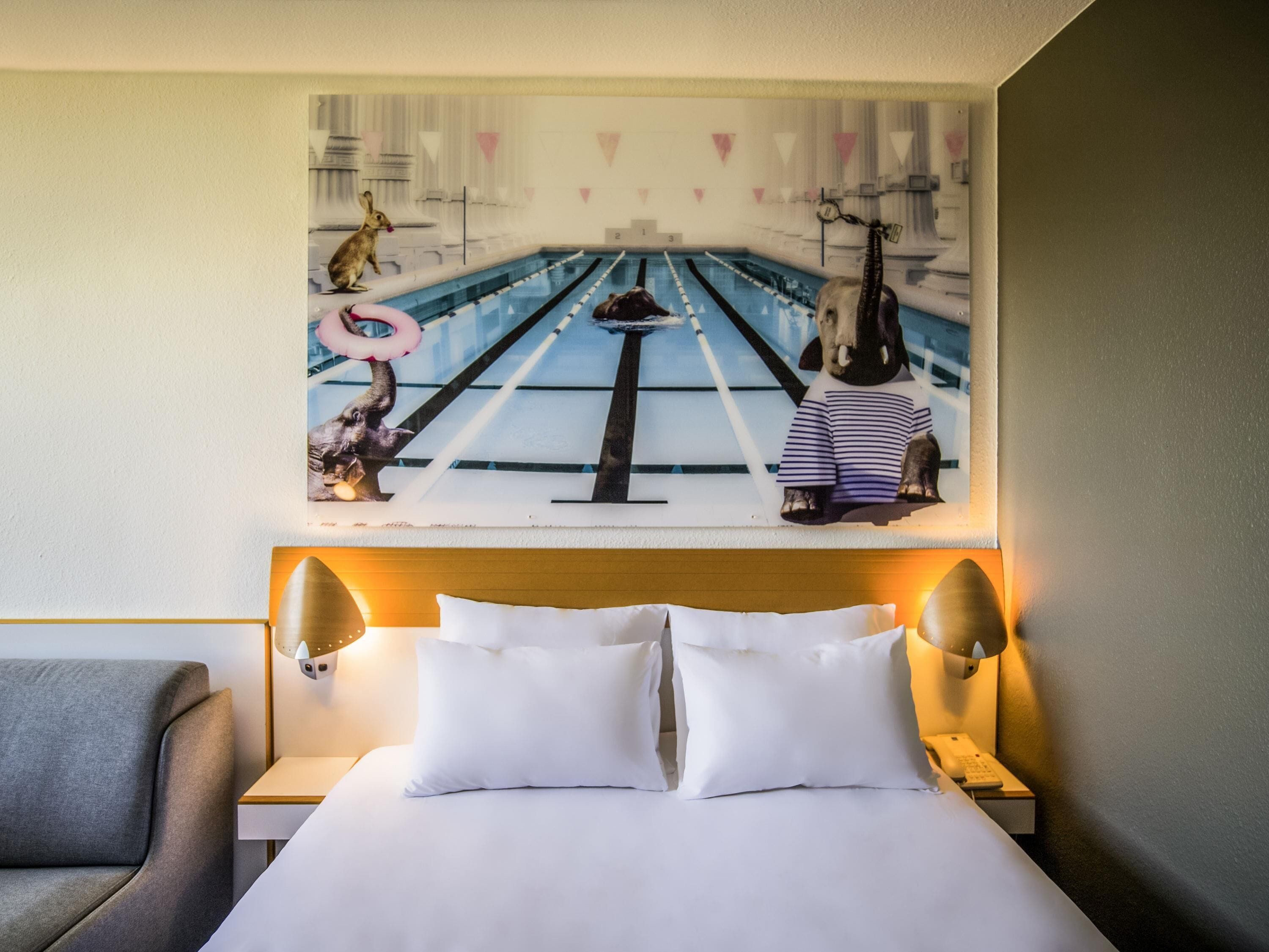 In-room safe, desk, laptop workspace, blackout drapes