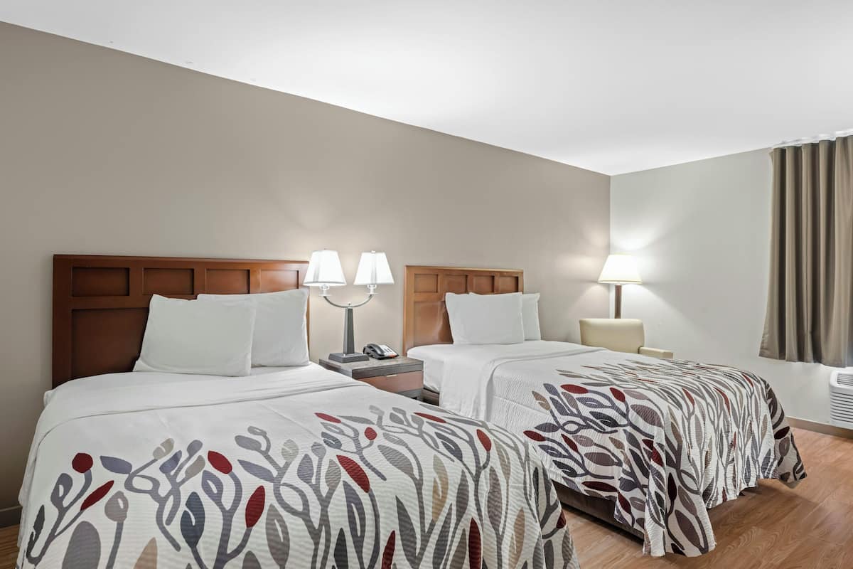 Deluxe Room, 2 Double Beds (Smoke Free) | Desk, laptop workspace, iron/ironing board, cribs (free)