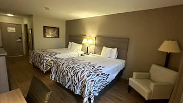 Superior Room, 2 Queen Beds (Smoke Free) | Iron/ironing board, free cribs/infant beds, rollaway beds, free WiFi