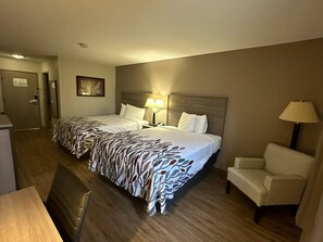 Superior Room, 2 Queen Beds (Smoke Free) | Iron/ironing board, free cribs/infant beds, rollaway beds, free WiFi