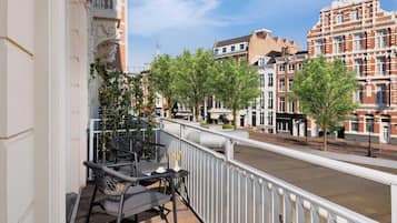 Rembrandt Suite Canal View with Balcony | Premium bedding, pillowtop beds, minibar, in-room safe