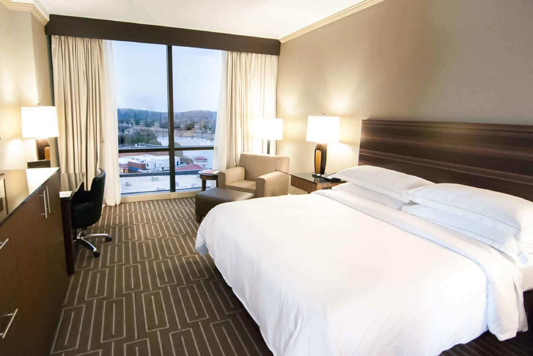 Premium bedding, pillowtop beds, in-room safe, desk