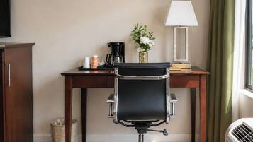 In-room safe, desk, blackout curtains, iron/ironing board