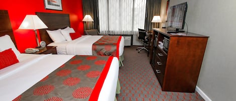 In-room safe, desk, blackout curtains, iron/ironing board