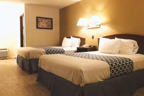 1 bedroom, desk, laptop workspace, blackout curtains