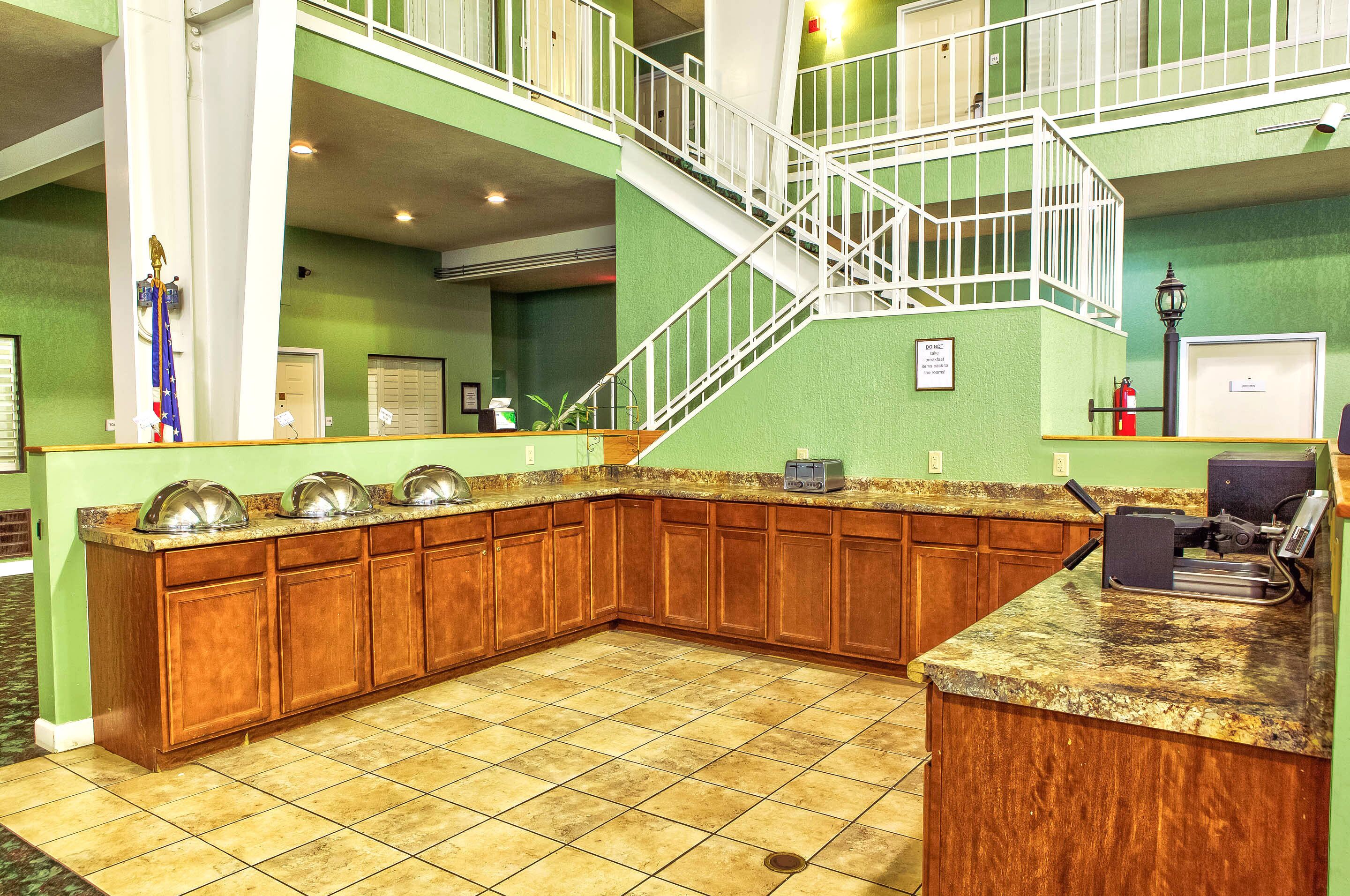 Café da manhã continental grátis todos os dias