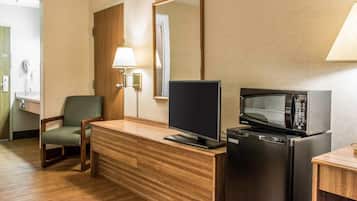 Standard Double Room, 2 Double Beds, Non Smoking | Premium bedding, desk, blackout drapes, iron/ironing board