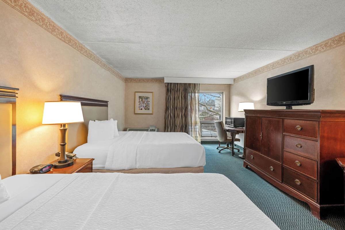 Standard Room, 2 Double Beds, Non Smoking | Premium bedding, in-room safe, individually decorated