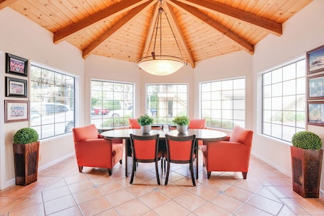 Sala de estar en el lobby