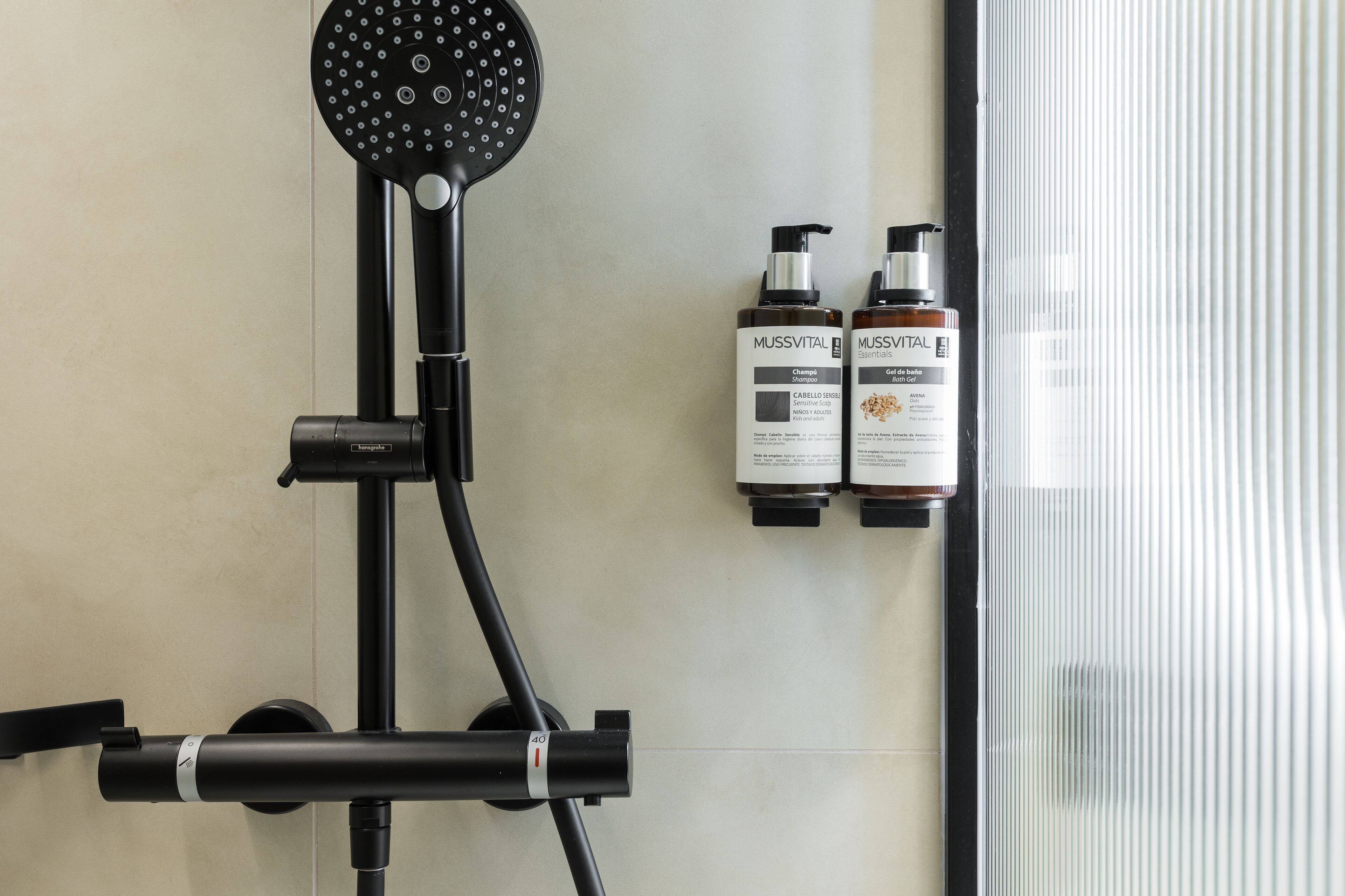 eco-friendly toiletries, hair dryer, slippers, towels