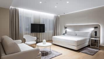 Junior Suite | Ropa de cama de alta calidad, edredón, camas con pillow-top y minibar