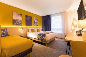 Premium bedding, individually furnished, blackout drapes, soundproofing