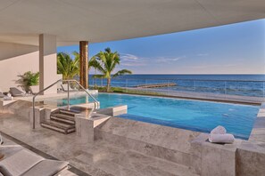 Outdoor pool, pool cabanas (surcharge), pool umbrellas
