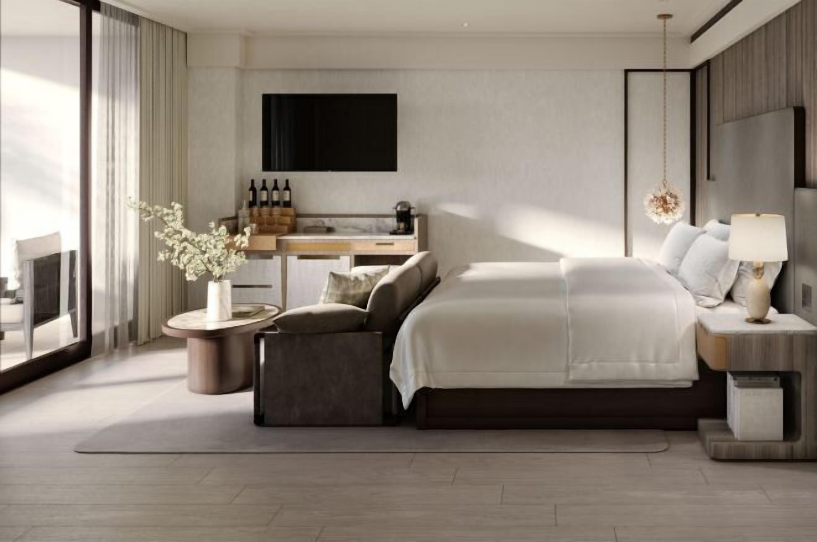 มินิบาร์, ตู้นิรภัยในห้องพัก, ผ้าม่านกันแสง, อินเทอร์เน็ตความเร็วสูง