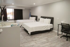 Desk, iron/ironing board, free WiFi, bed sheets