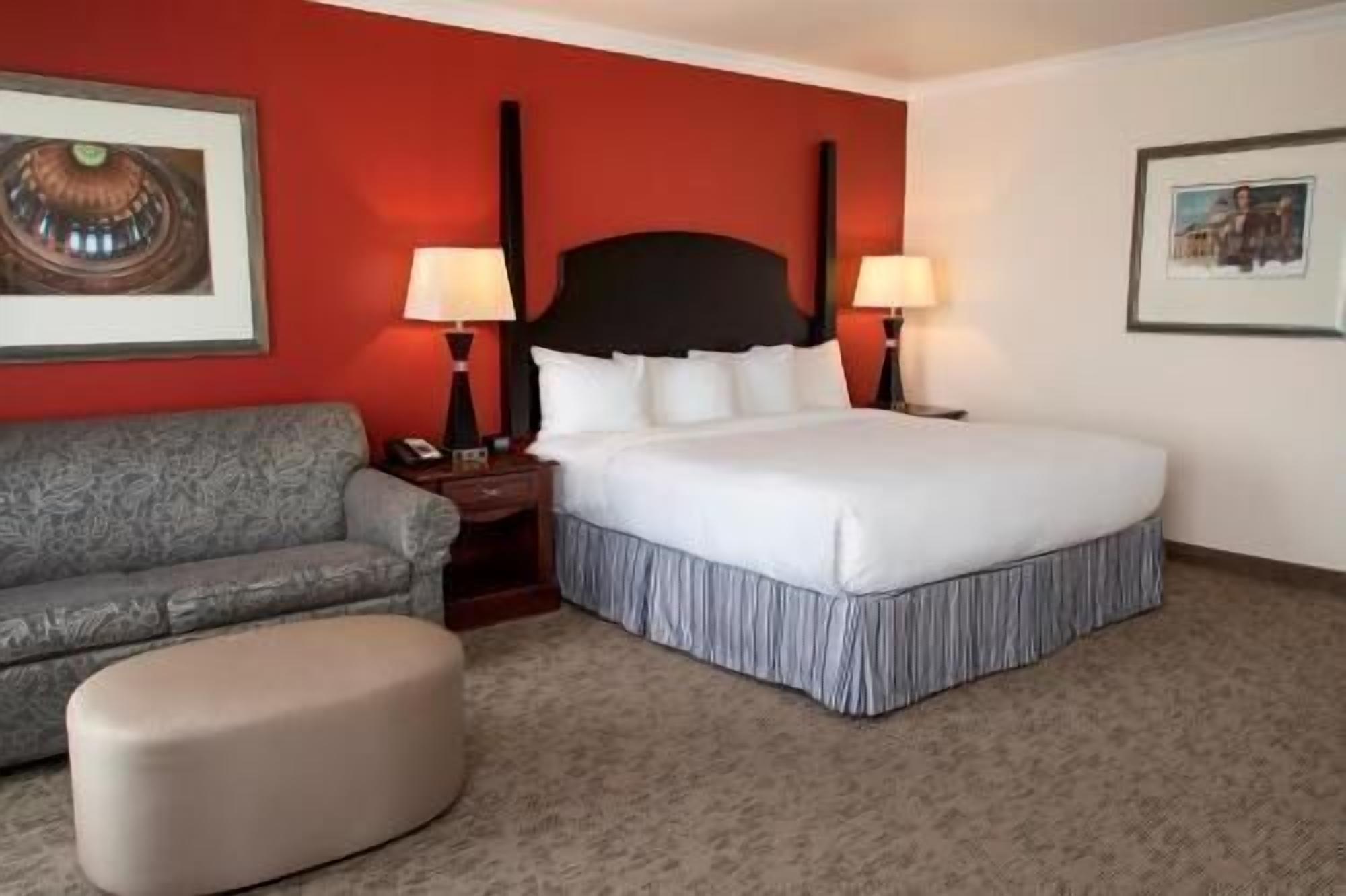 Premium bedding, down comforters, pillowtop beds, in-room safe