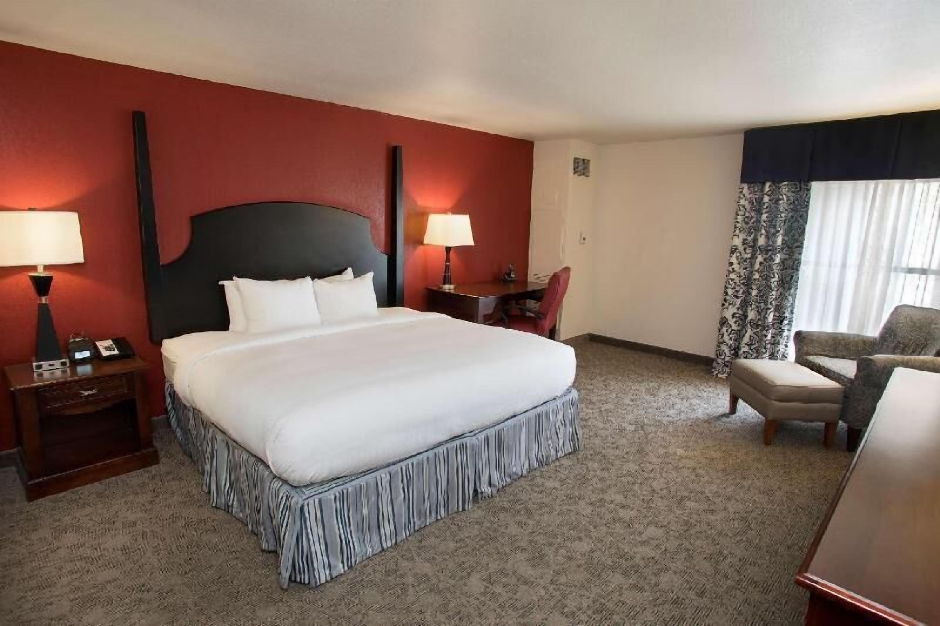 Premium bedding, down comforters, pillowtop beds, in-room safe