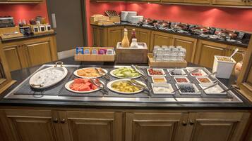 Daily buffet breakfast for a fee