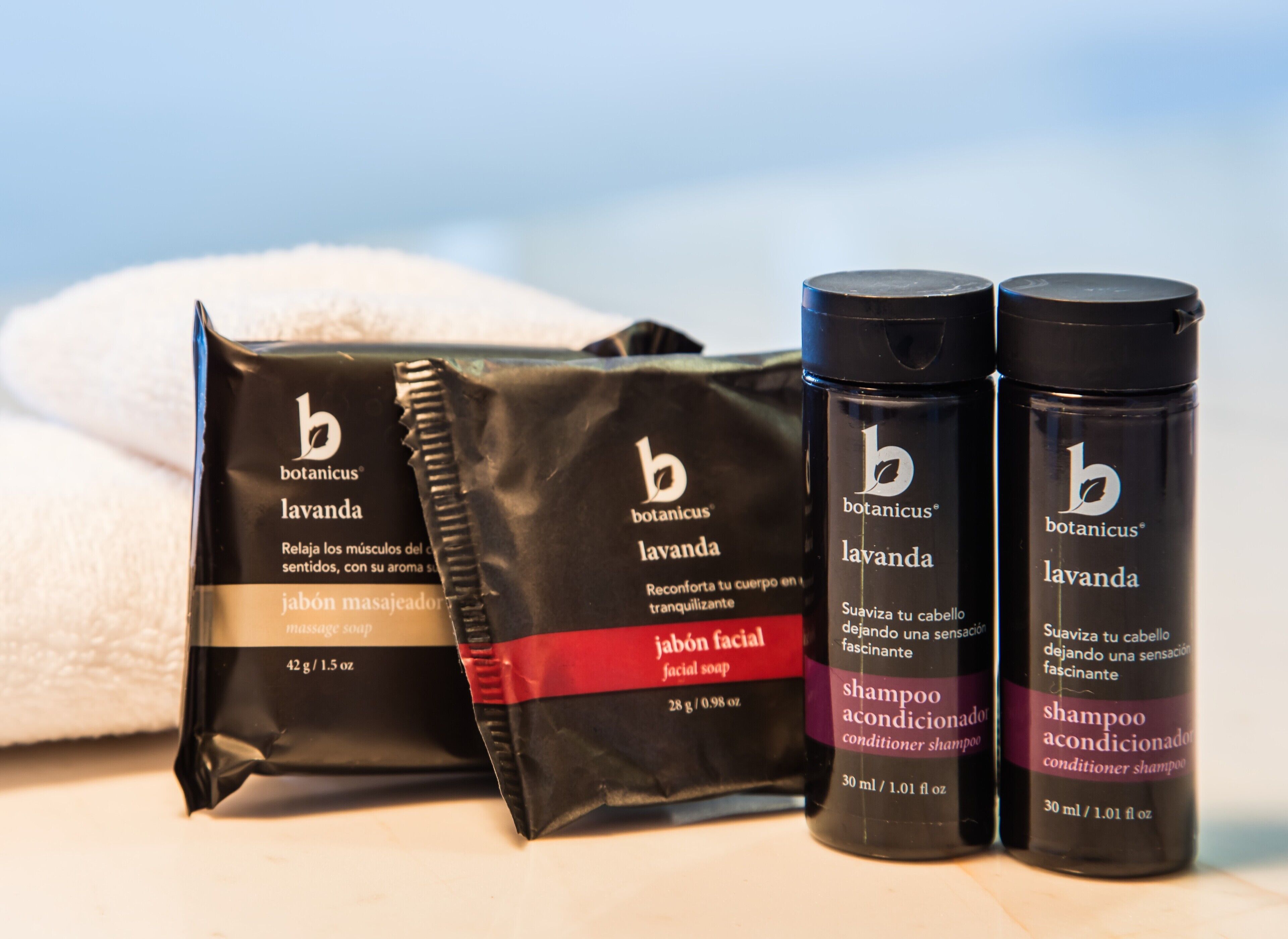 shower, designer toiletries, hair dryer, towels