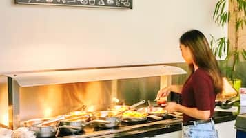 Daily buffet breakfast (EUR 20 per person)