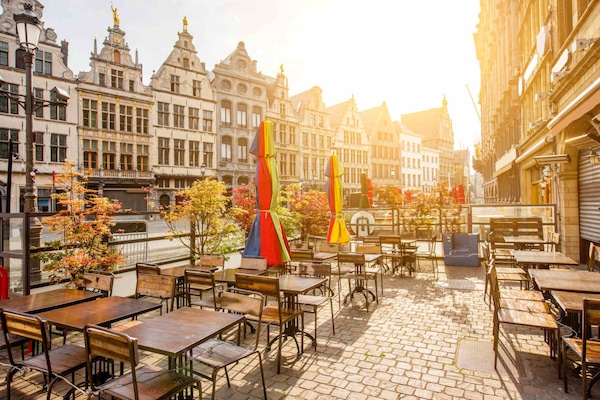 Vue sur la ville depuis l’hébergement