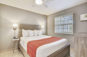 In room television at Ocean Pointe Suites at Key Largo