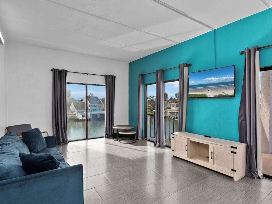 Suite, 2 Queen Beds, Non Smoking | Living area | LED TV