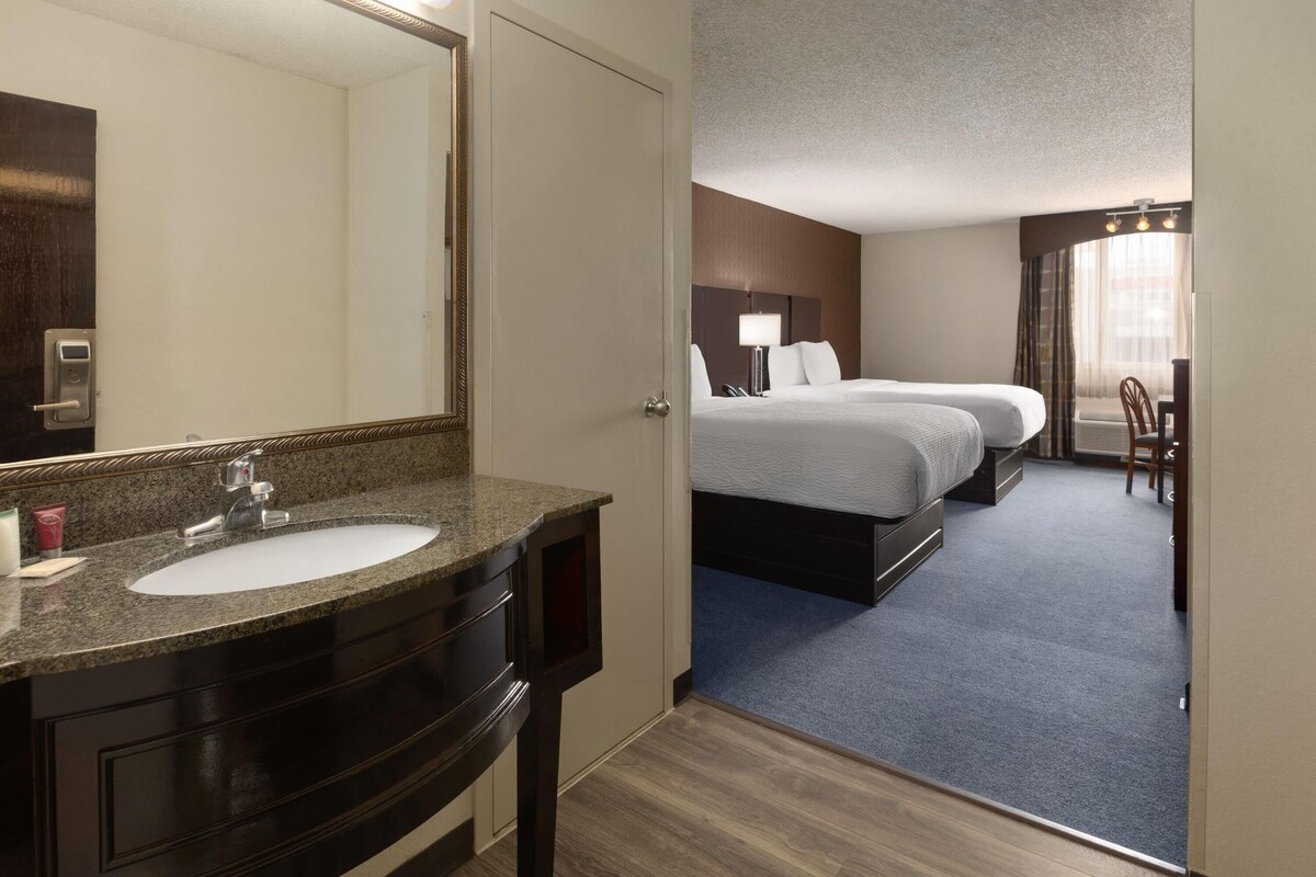Room, 2 Queen Beds, Non Smoking | Egyptian cotton sheets, premium bedding, pillow-top beds, desk