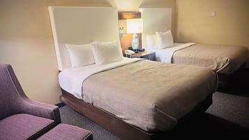 In-room safe, desk, iron/ironing board, free cribs/infant beds