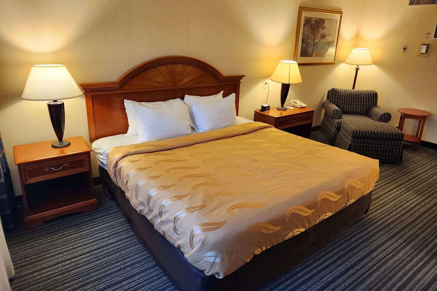 In-room safe, desk, iron/ironing board, free cribs/infant beds