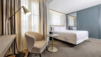 Pillowtop beds, minibar, in-room safe, desk