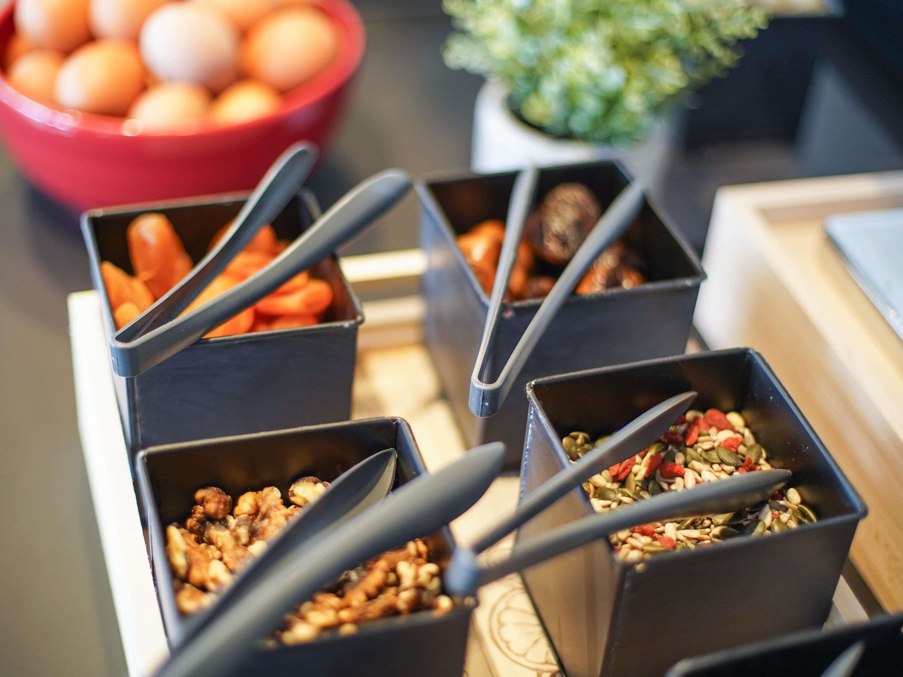 daily buffet breakfast (eur 9.90 per person)