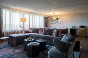 Flatscreentelevisie, Netflix, een iPod-dock en betaalfilms