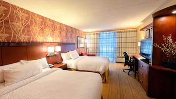 Room, 2 Double Beds | Premium bedding, pillowtop beds, desk, blackout drapes