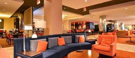 Sala de estar en el lobby